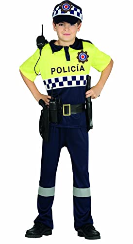 Fiestas Guirca Disfraz de Policía Infantil Talla 3-4 años