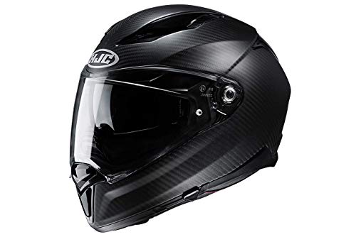 HJC Helmets, casco integral de moto F70 carbon negro mate, S