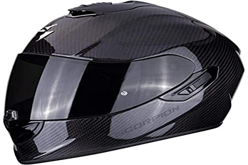 Casco de moto Scorpion EXO 1400 AIR CARBON Solid, Negro, M