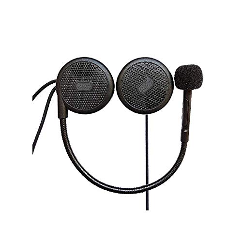 QSPORTPEAK Auriculares Intercomunicador Bluetooth para Casco de Motocicleta Moto Intercom Headset L1M Motocicleta Inalambricos Headset Intercom Bluetooth 4.1 Manos Libres con MicrÃ³fono Auriculares