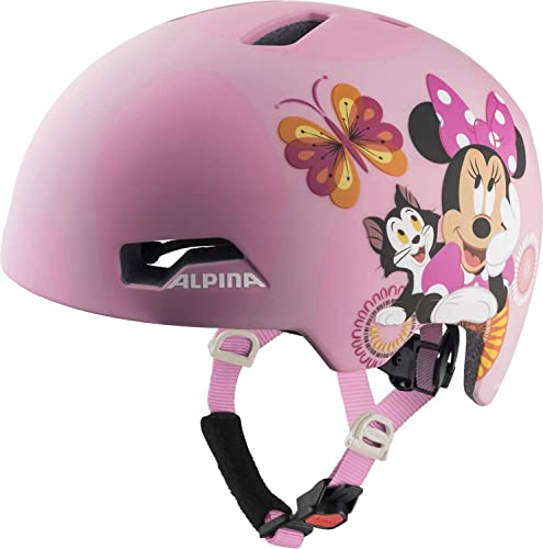 Alpina Hackney Casco de Ciclismo, Girls, Disney Minnie Mouse, 51-56