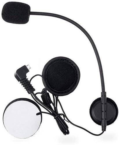 vFound Nueva versión Tipo C Interfaz Micrófono Cable para Auriculares Traje para BT-S2 y BT-S3 Auriculares de intercomunicación para Casco de Motocicleta (micrófono)